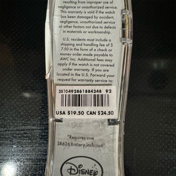 Disney Store Girls Minnie Mouse Pink Floral Quartz Analog Watch - Picture 5 of 5